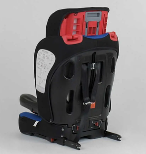 Дитяче автокрісло JOY 43098 система ISOFIX, універсальне, група 1/2/3, вага дитини від 9-36 кг, синє, фото 3