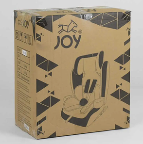Дитяче автокрісло JOY 43098 система ISOFIX, універсальне, група 1/2/3, вага дитини від 9-36 кг, синє, фото 4