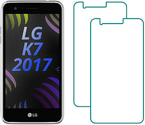 Комплект LG K7 2017 Захисні Стекла (2 шт.) (Лджи К7 17)