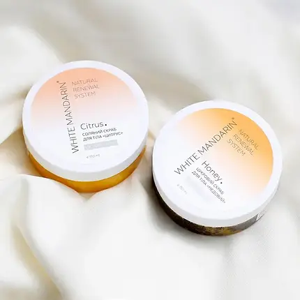 Скраб соляний для тіла Цитрус Spa Protection White Mandarin (150 мл), фото 4