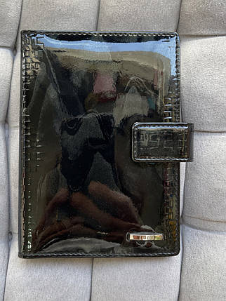 Шкіряна обкладинка на паспорт, фото 2