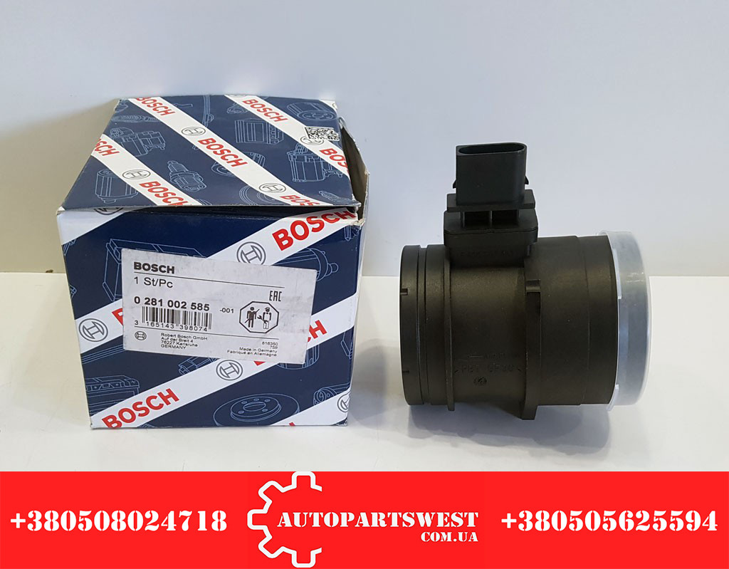 Витратомір повітря MB Vito/Viano (W639) / Мерседес Віто 639 2.2 CDI (2003-2010) BOSCH 0 281 002 585