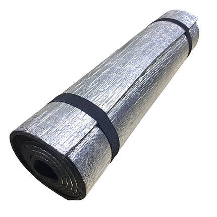 Каремат із фольгою 1800×500×5мм, матеріал ХС ППЕ, щільність 33 кг/м3, фото 2