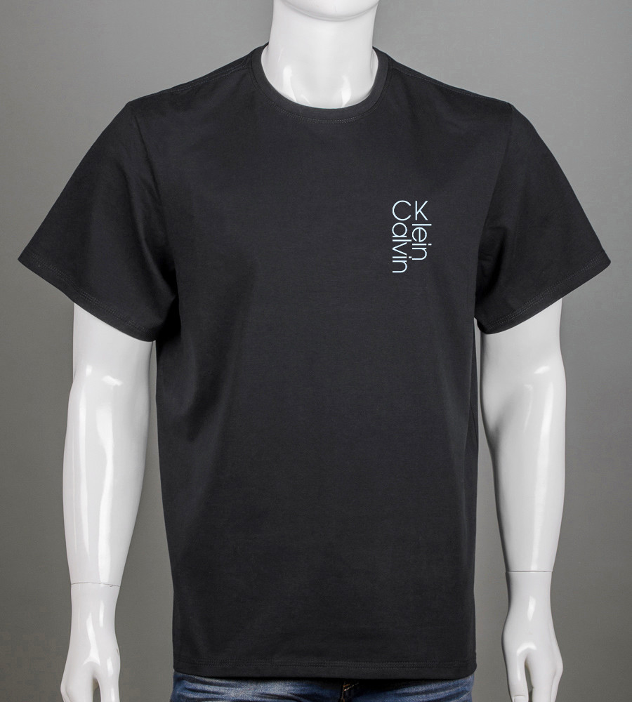 Футболка батал Calvin Klein 2260б (Уп.4шт 3XL,4XL), Чорний