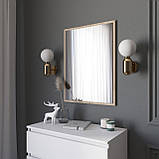 Дзеркало підвісне, настінне дзеркало над комодом, туалетним столиком D-4, фото 4