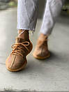 Кросівки чоловічі помаранчеві Adidas Yeezy Boost 350 V2 (00564), фото 2