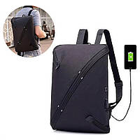 Многофункциональный раскладной рюкзак с выходом на USB и наушники UNO bag / Городской рюкзак-трансформер