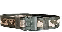 Тактичний піксель військовий ремінь 5 см ЗСУ зі швидкознімною пряжкою талія від 70 до 130 см