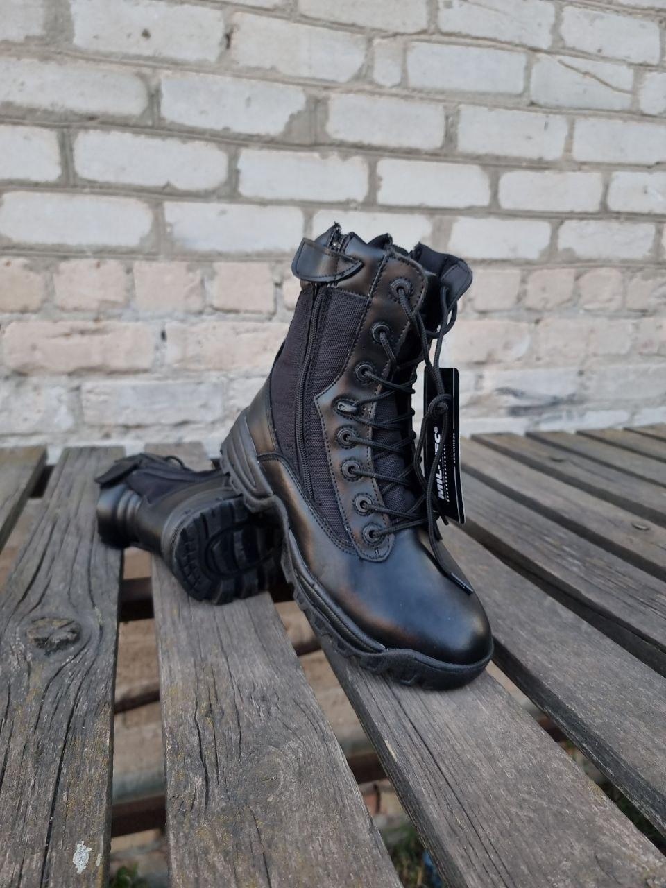Берці тактичні Мілтек Mil-Tec на мембрані GoreTex чорні