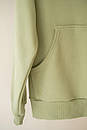 Чоловіче худі оверсайз з капюшоном оливкове, фото 6