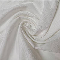 Ткань костюмная белая креп креш