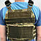 Плитоноска з розвантажувальною системою Камуфляж / Військова тактична плитоноска жилет, фото 3