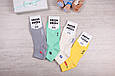 Жіночі середні шкарпетки стрейчеві Super Socks бавовна розмір 36-40 12 пар/уп асорті, фото 4
