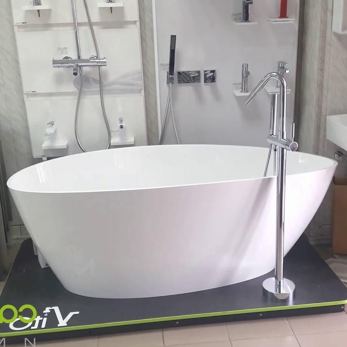 Матова окремостояча ванна 1700х770 Dolores Fancy Marble, фото 1