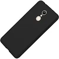 Тонкий матовый чехол для Xiaomi Redmi 5 Черный пластик