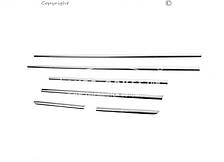 Хром окантовка вікон Hyundai Getz нерж 6 елем