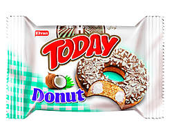 Пончик бісквітний кокосовий Elvan TODAY DONUT COCONUT, 50 г