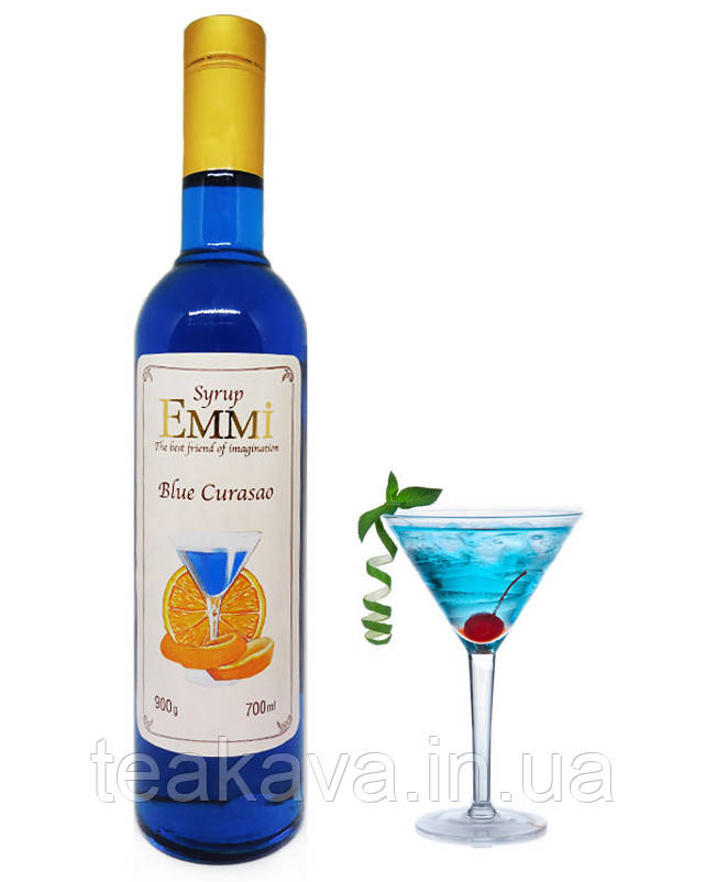 Сироп Emmi Блю кюрасао 0,7л (скляна пляшка)