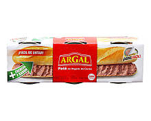 Паштет печінковий свинячий Argal Pate, 3шт*83г (Іспанія)