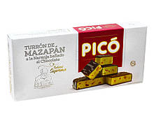 Туррон Pico з марципаном і апельсином у шоколаді Turron De Mazapan a la Naranja Banado Al Chocolate, 200 г