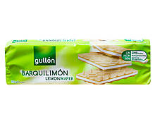 Вафлі з лимонною прошаркою GULON Barquilimon Lemon Wafer, 150 г