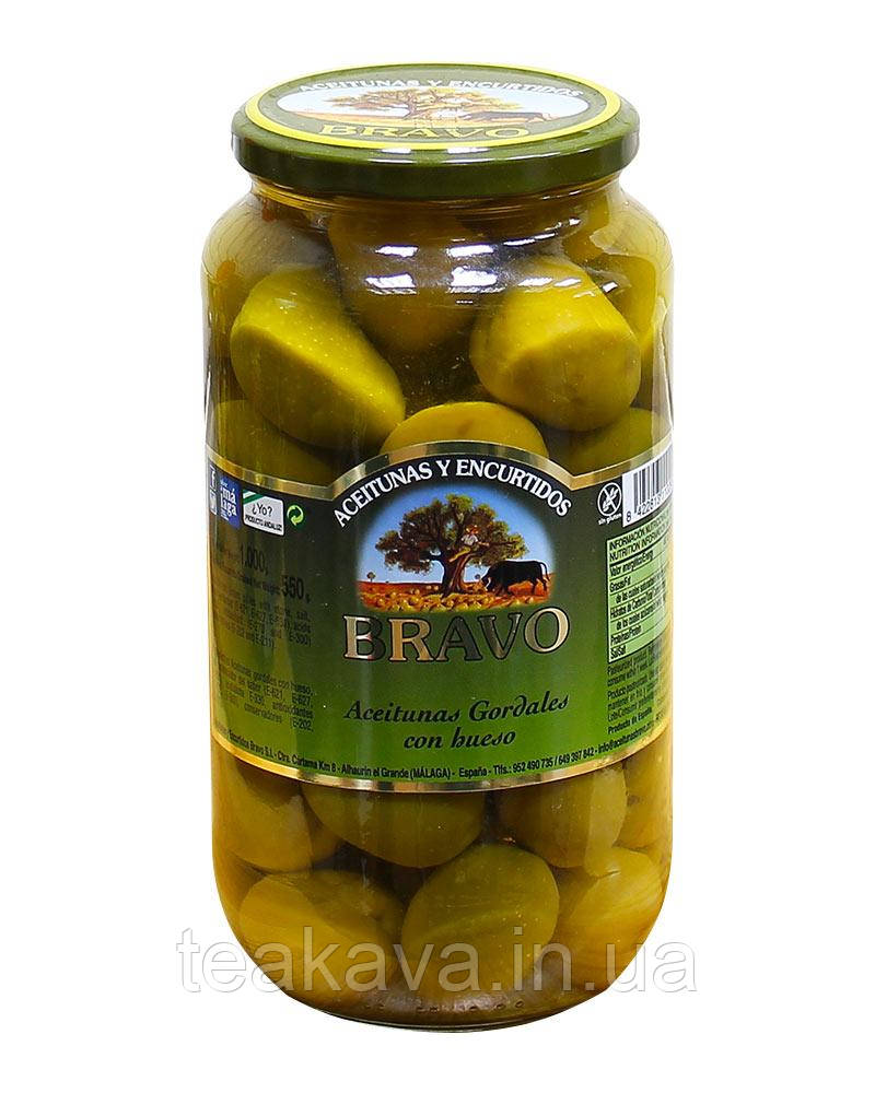 Оливки-гіганти Гордаль з кісточкою Bravo Aceitunas Gordal con hueso ...