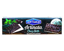 Вафлі шоколадні з м'ятною прошаркою ARTIACH Artinata Choco Menta, 210 г