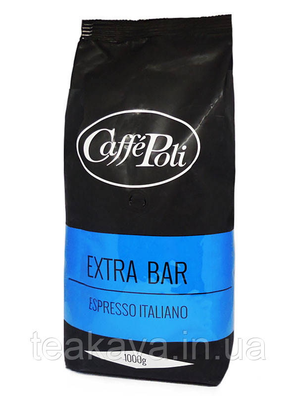 Кава в зернах Caffe Poli Extrabar, 1 кг (80/20)