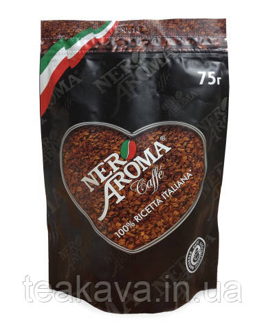 Кава розчинна Aroma Nero Classico, 75 г (30/70)