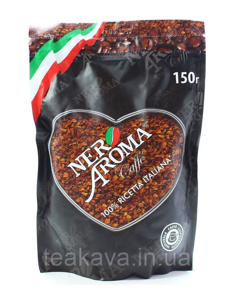 Кава розчинна Aroma Nero Classico, 150 г (30/70)