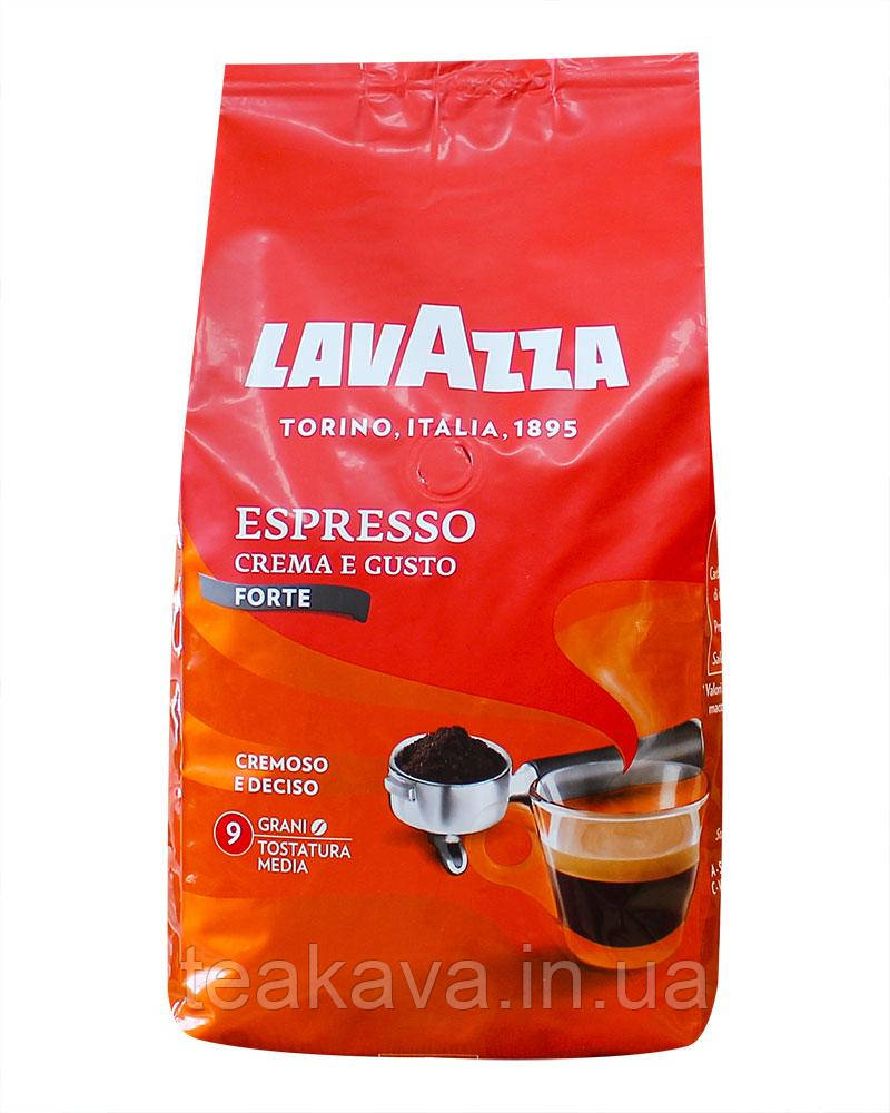 Кава в зернах Lavazza Crema e Gusto Forte, 1 кг (20/80)