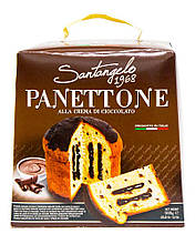 Паска з шоколадним кремом і шматочками шоколаду Santangelo PANETONE alla crema di cacao, 908 г