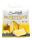 Паска з лимонним кремом Santagelo PANETONE alla crema di Limone, 908 г, фото 2