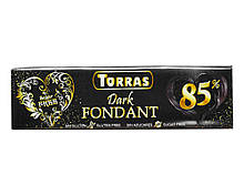 Шоколад чорний без цукру, без глютену TORRAS Dark Fondant Sugar FREE 85%, 300 г