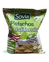 Фисташки жареные соленые Sovia Pistachos de California, 250 г (8410909515321)