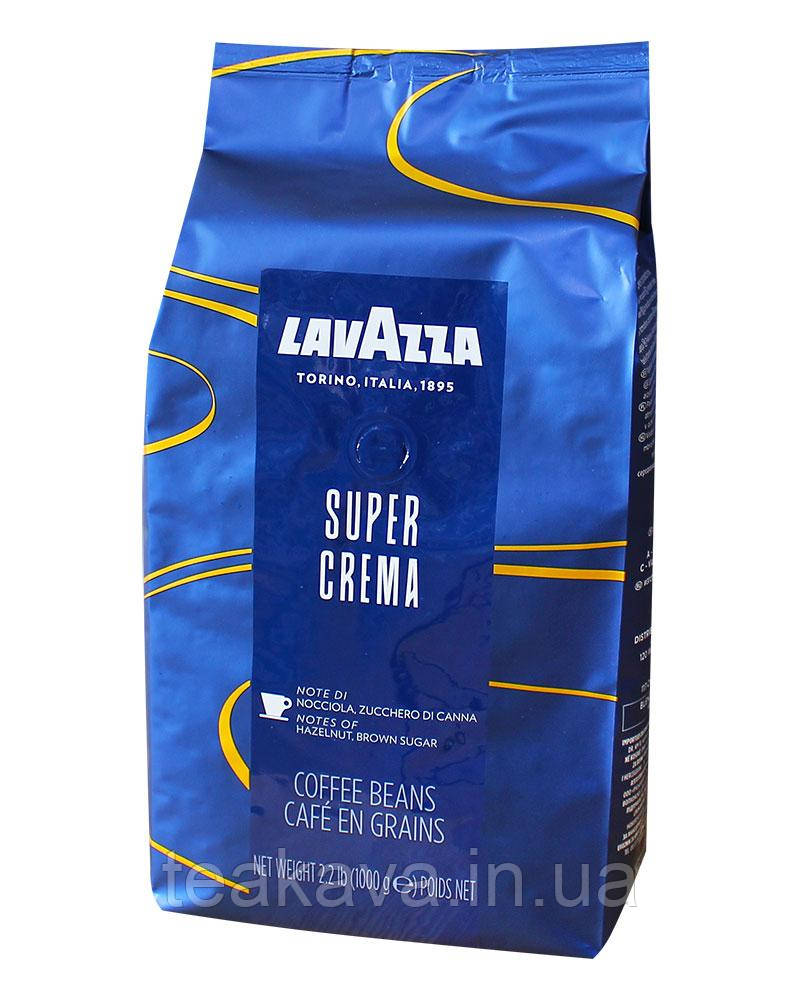 Кава в зернах Lavazza Super Crema, 1 кг (90/10)