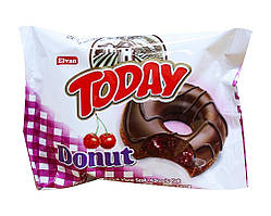 Пончик бісквітний вишневий Elvan TODAY DONUT CHERRY, 50 г