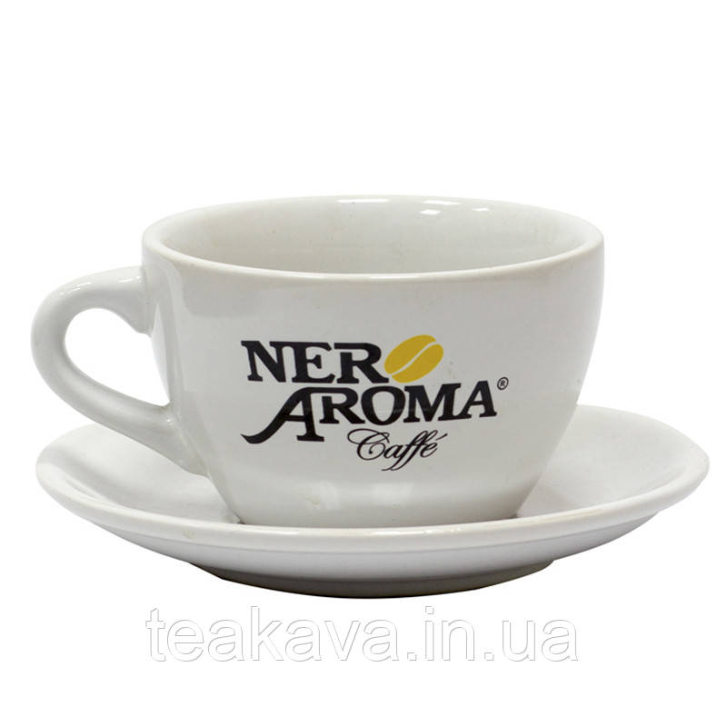 Чашка з блюдцем Капучіно 350 мл Aroma Nero