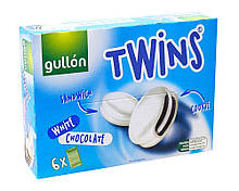 Печінка сендвіч шоколадне в білому шоколаді GULON Twins White Chocolate, 252 г