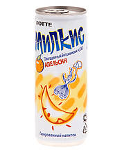 Напій молочний безалкогольний газований Мілкіс Апельсин ЛОТТЕ, 250 мл (Milkis Orange LOTTE)