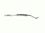 Резонатор Фіат 500 (Fiat 500) 1.4 1/2007 — 6/2010 (07.454) Polmostrow