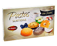 Набір печива з фруктами, ягодами і горіхами El SANTO Pastas Surtidas, 380 г