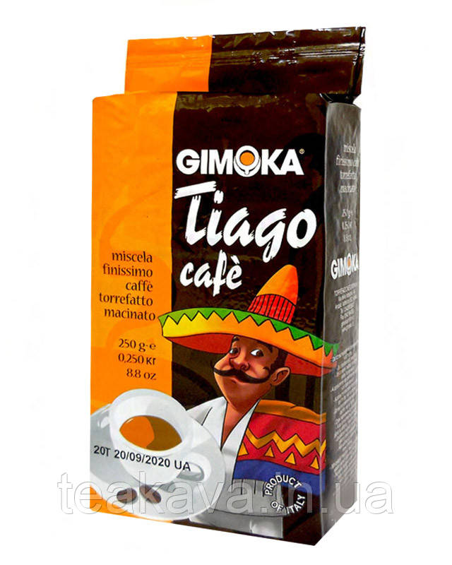 Кава мелена Gimoka Tiago, 250 г (20/80)