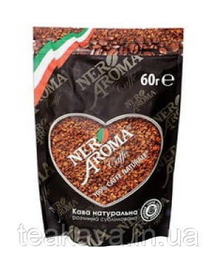 Кава розчинна Aroma Nero Classic, 60 г (30/70)
