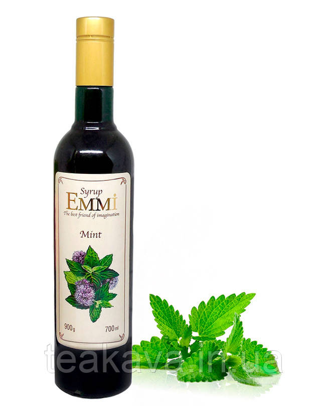 Сироп Emmi М'ята 0,7 л (скляна пляшка)