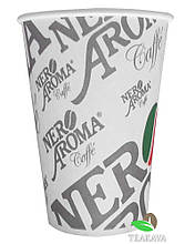 Стакан паперовий Aroma Nero 340 мл, 50 шт