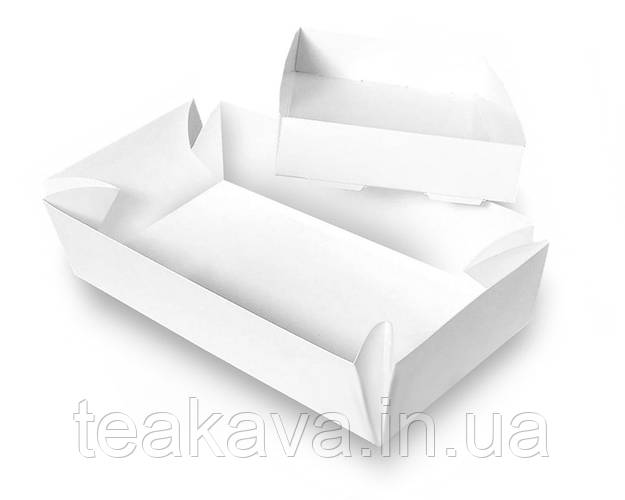 Купить Коробка для суши бумажная белая 250х200х50 мм, 1 шт, цена 6 грн ...