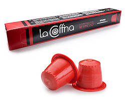 Кава в капсулах La Cоffina INTENSO Nespresso, 10 шт (30/70) (4820207410077)