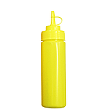 Пляшка для соусу жовта, 600/720 мл (соунік, диспенсер, дозатор), фото 2