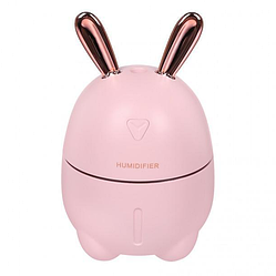 Зволожувач повітря та нічник Humidifier Rabbit Y105 Рожевий 200 мл (m020)